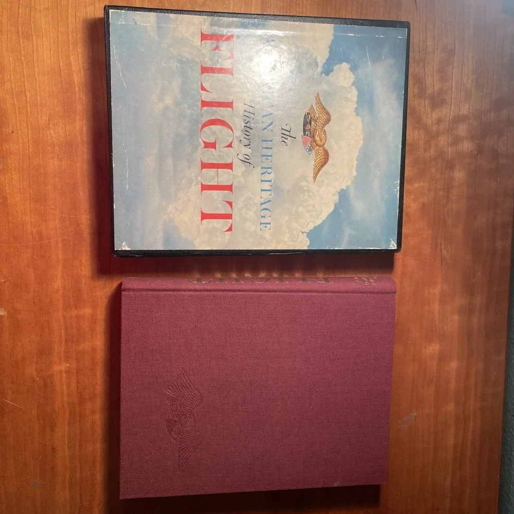 The American Heritage History of Flight, Hardcover, 1962, 1st. ed., Slipcase